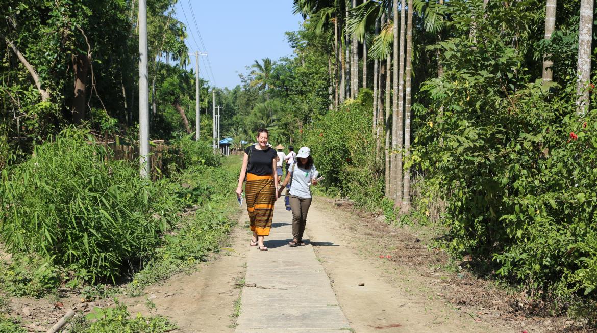 LIFT staff on a project monitoring trip