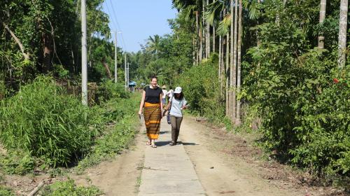 LIFT staff on a project monitoring trip